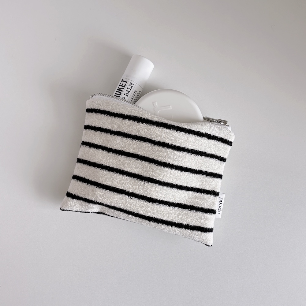 Flat Pouch (black+ivory) 상세 이미지 1
