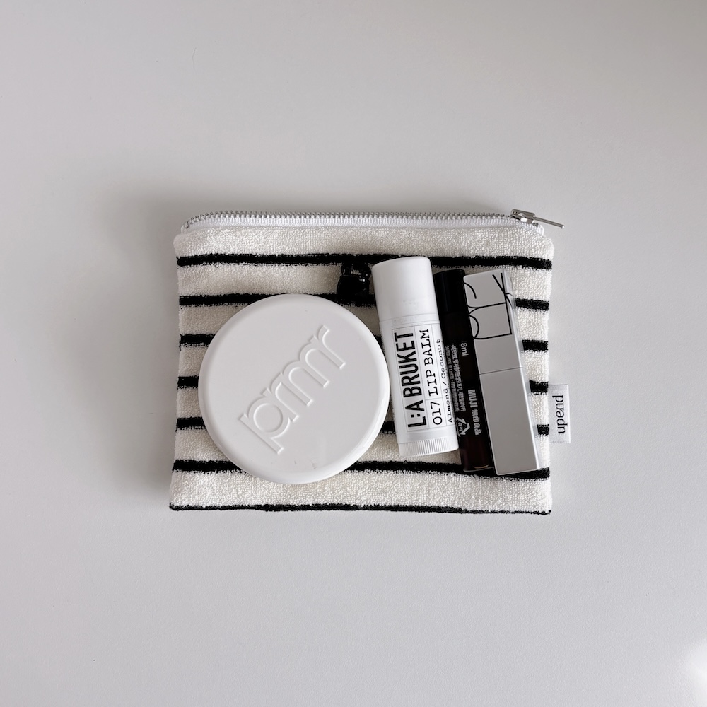 Flat Pouch (black+ivory) 상세 이미지 6