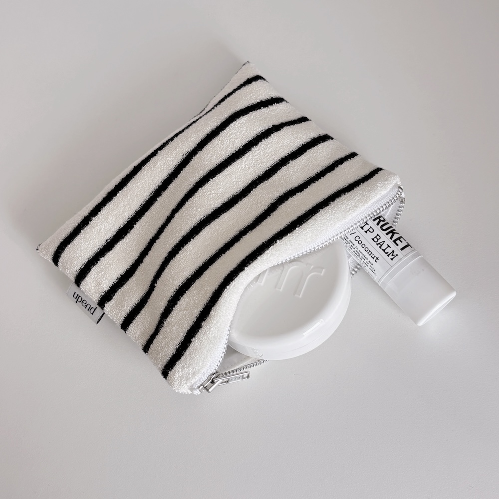Flat Pouch (black+ivory) 상세 이미지 7