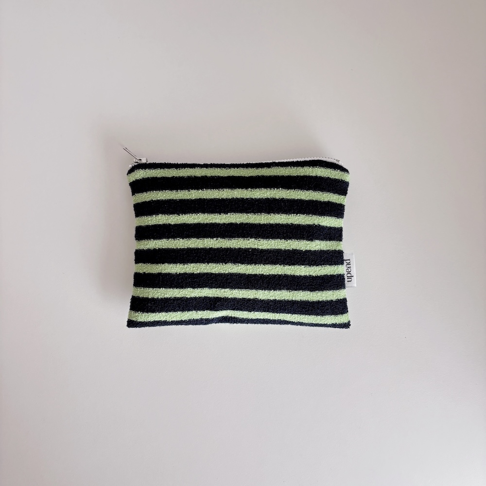 Flat Pouch (navy+green) 상세 이미지 2