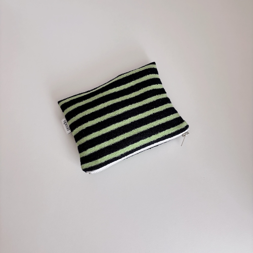 Flat Pouch (navy+green) 상세 이미지 3