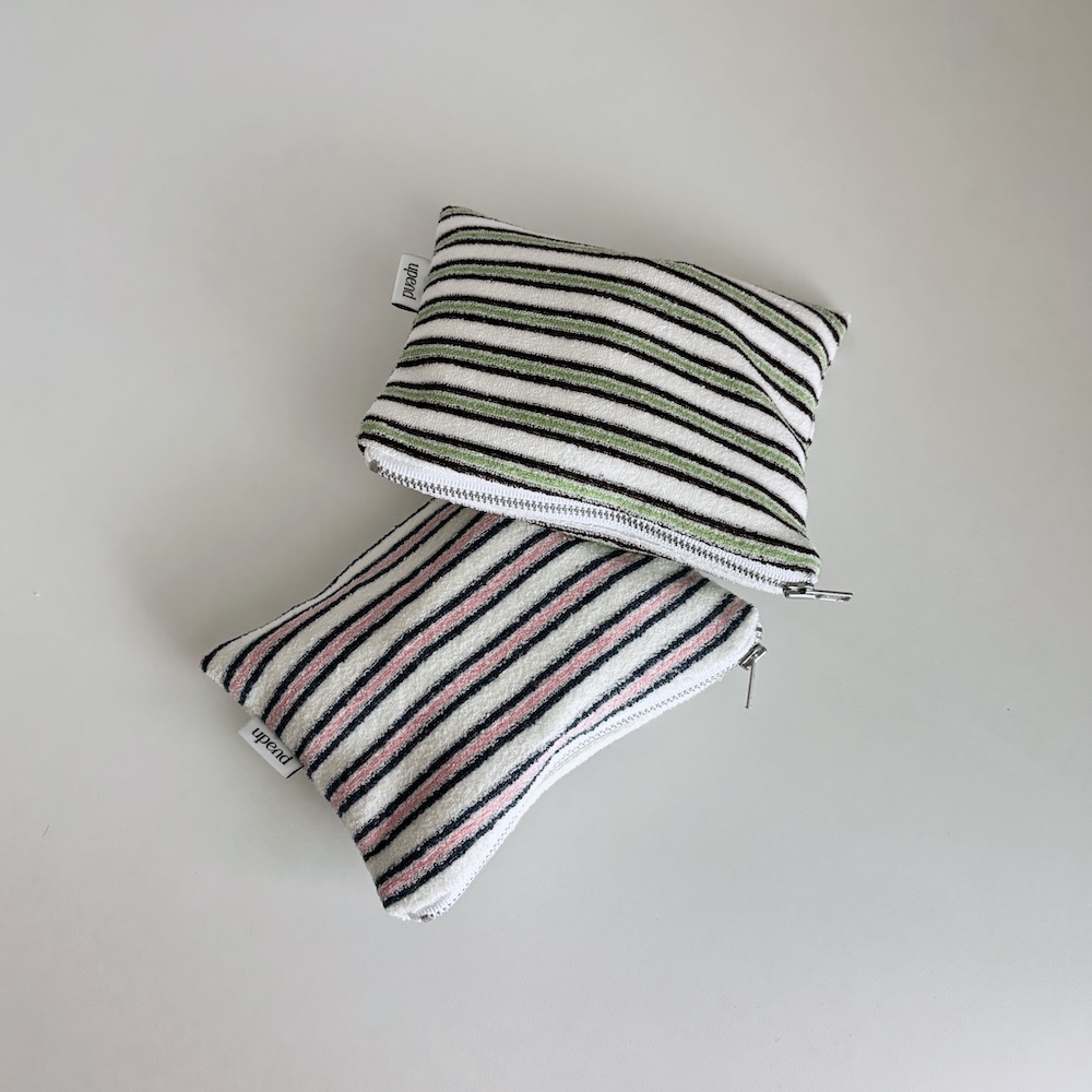 Flat Pouch_multi stripe (2color) 상세 이미지 2