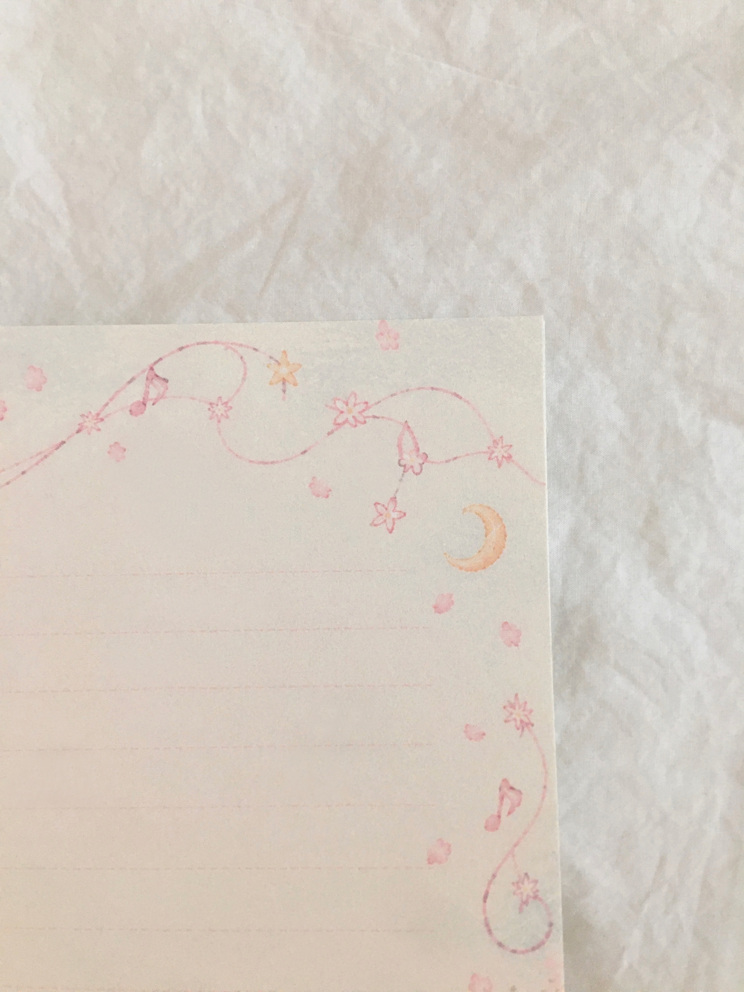 벚꽃 소풍 편지 봉투 세트 Cherry Blossom Picnic Letter Set 상세 이미지 6